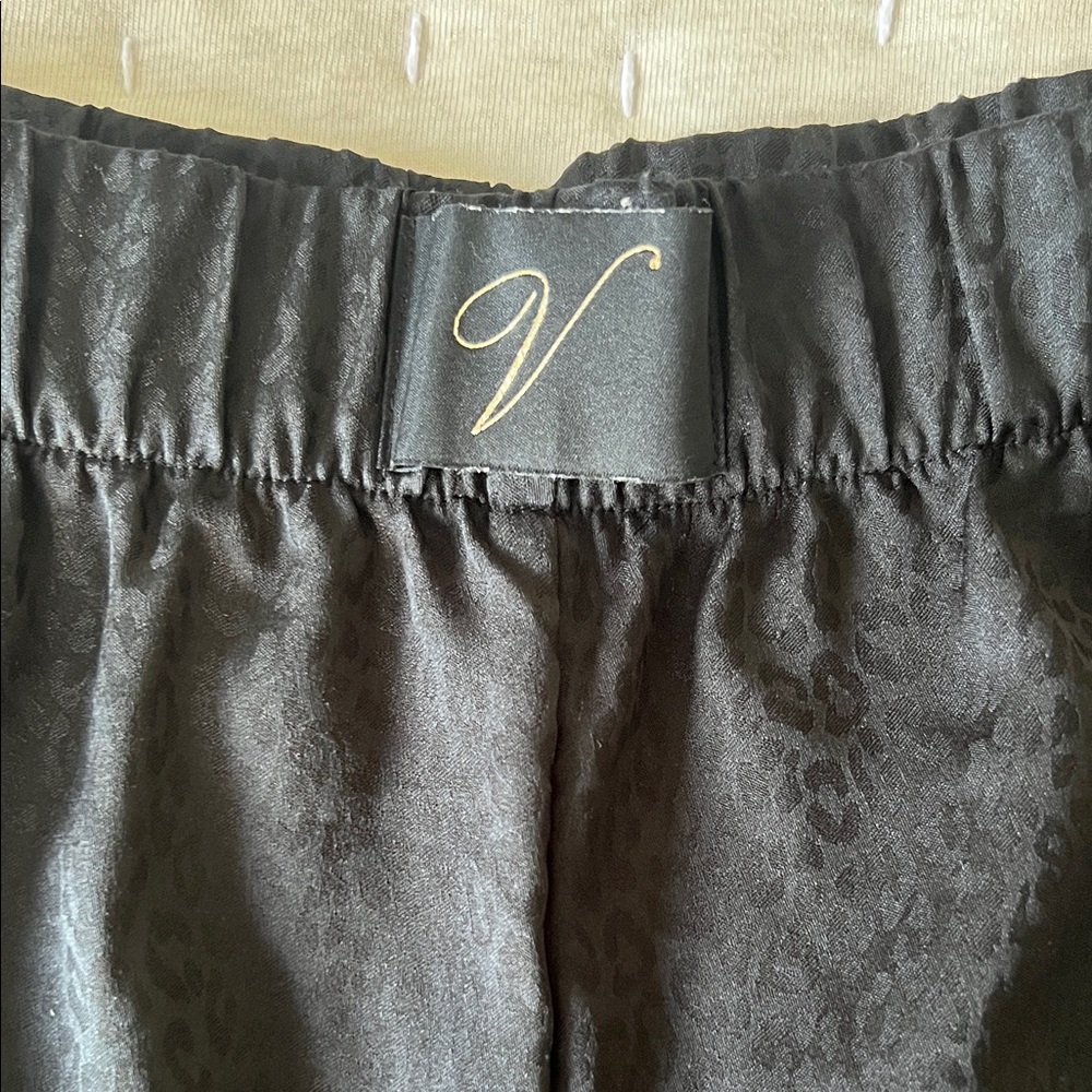 Victoria's Secret Black Satin Pajama Set - Picture 6 of 7